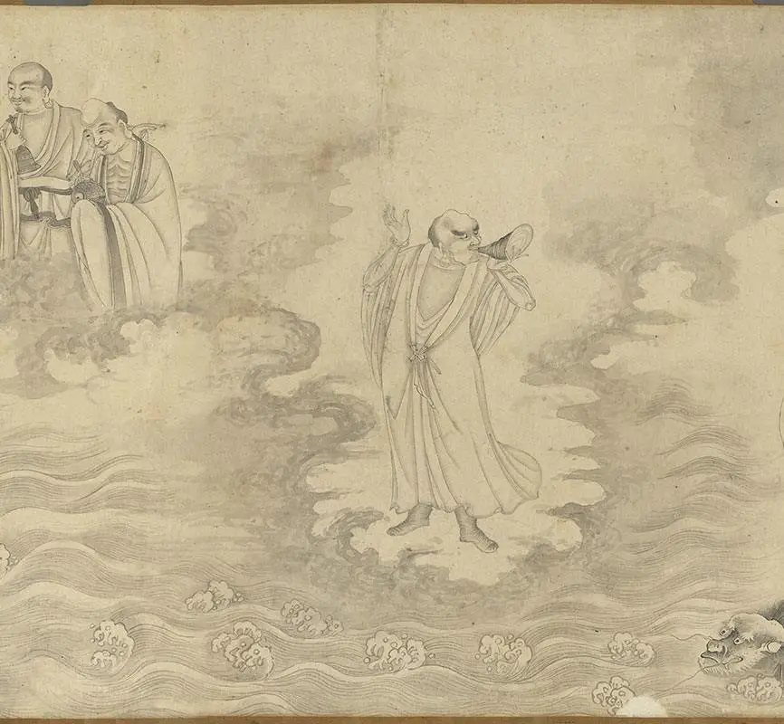 丁云鹏《十八罗汉》_08
