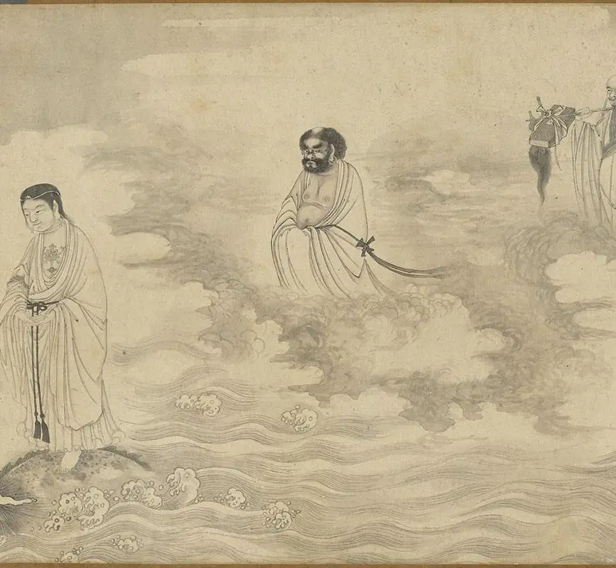 丁云鹏《十八罗汉》_09