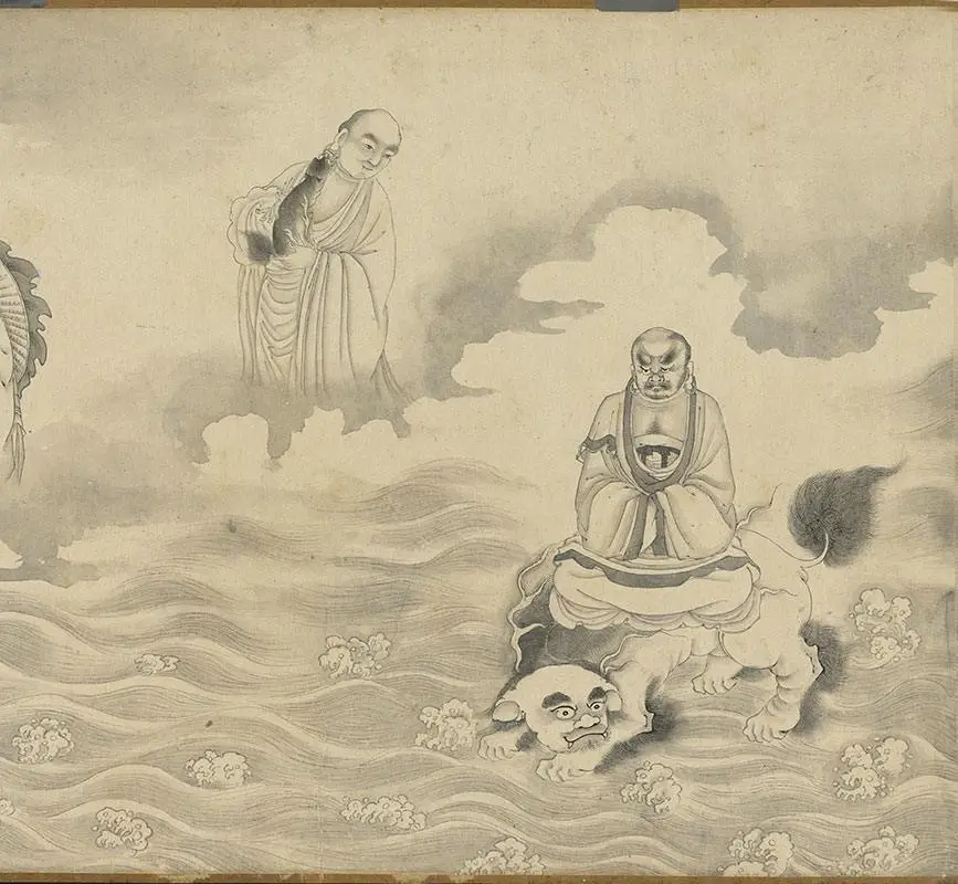丁云鹏《十八罗汉》_05