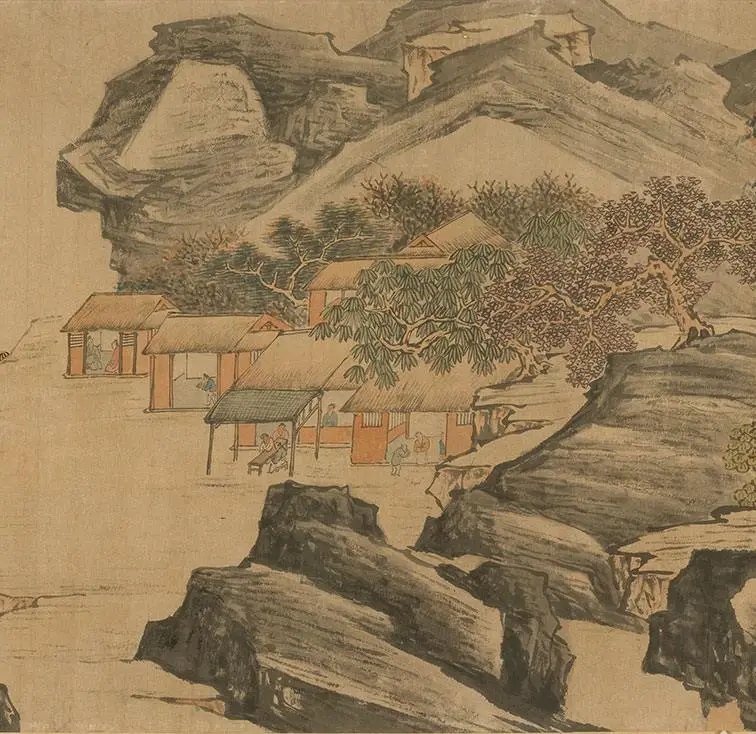 李唐《秋溪渔隐图》_08