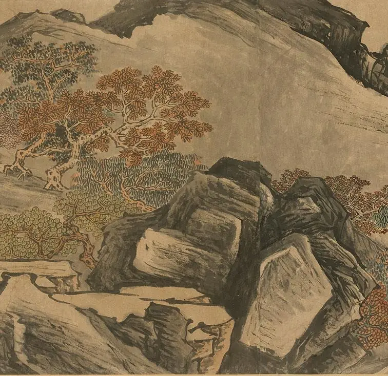 李唐《秋溪渔隐图》_09