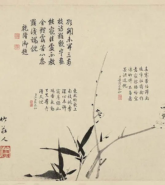 徐禹功《雪中梅竹图》_17