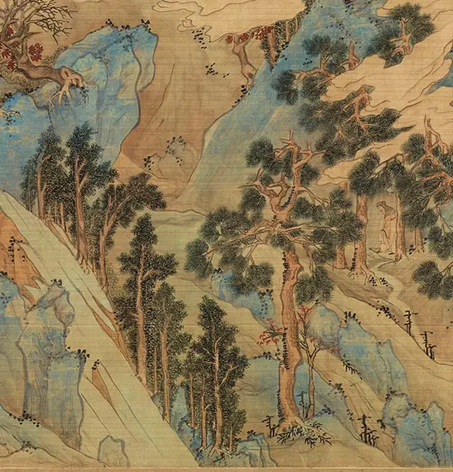 文徵明《仿赵伯骕后赤壁图》_12