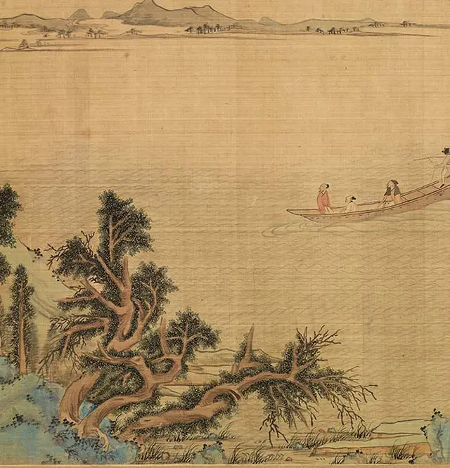 文徵明《仿赵伯骕后赤壁图》_09