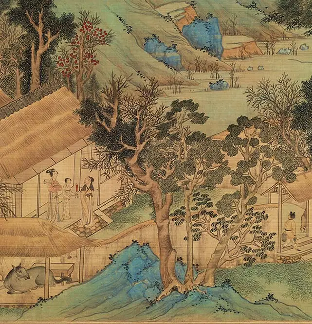 文徵明《仿赵伯骕后赤壁图》_17