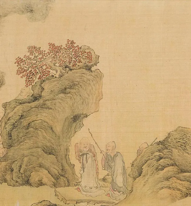 陈洪绶《百老共祝图卷》_06