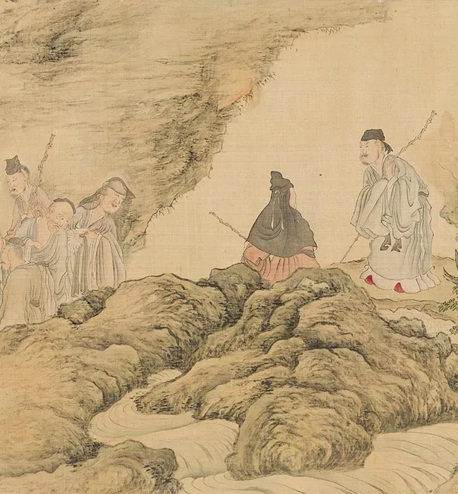 陈洪绶《百老共祝图卷》_17