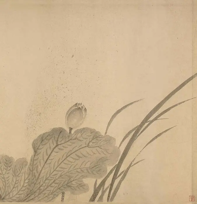 法常《水墨写生图卷》_09