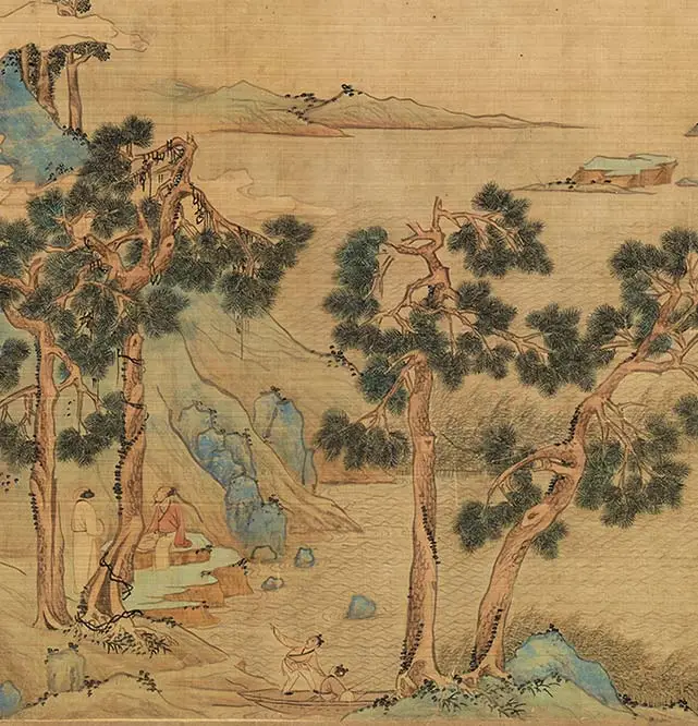 文徵明《仿赵伯骕后赤壁图》_13