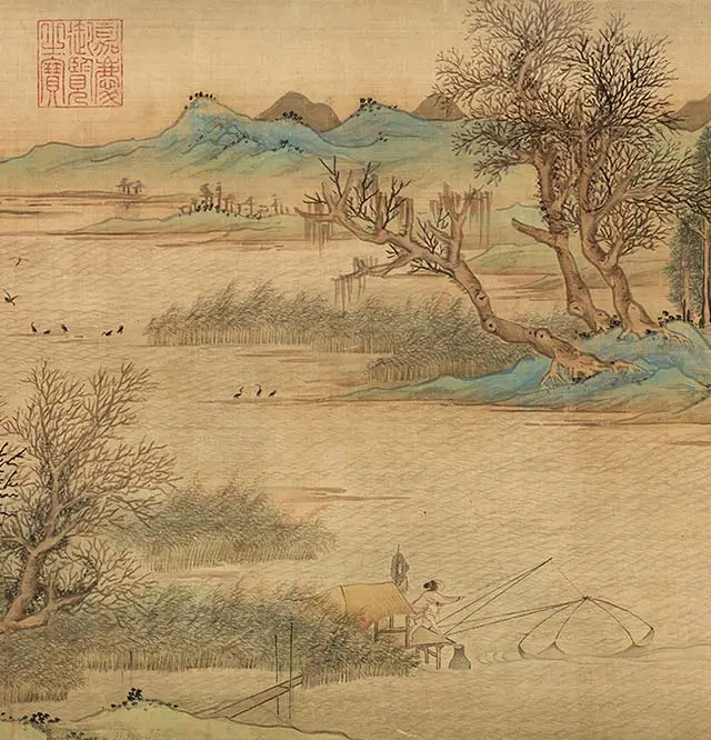 文徵明《仿赵伯骕后赤壁图》_22