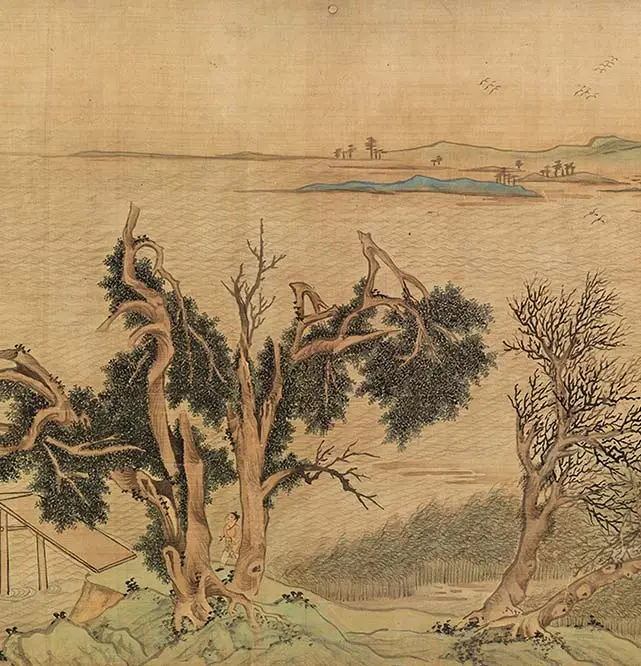 文徵明《仿赵伯骕后赤壁图》_21