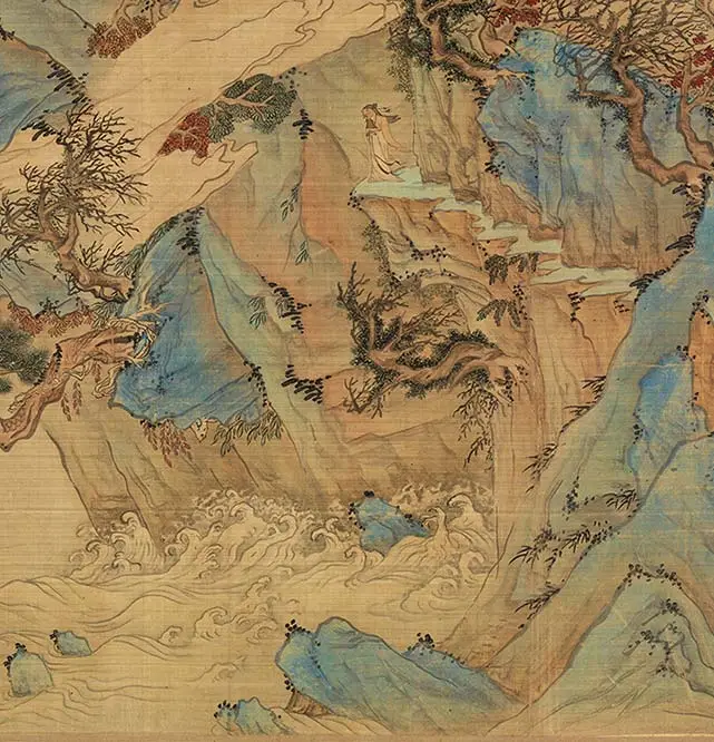 文徵明《仿赵伯骕后赤壁图》_11