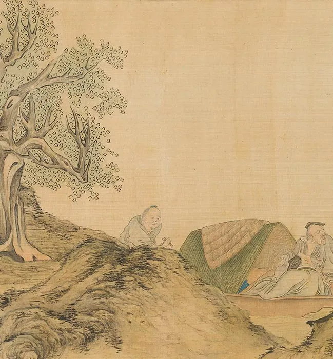 陈洪绶《百老共祝图卷》_02