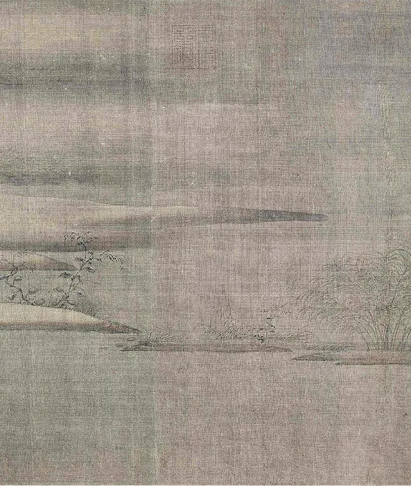 梁师闵《芦汀密雪图卷》_09