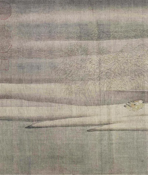 梁师闵《芦汀密雪图卷》_07