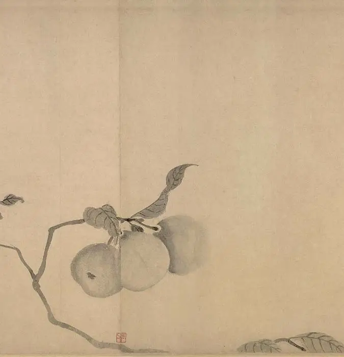 法常《水墨写生图卷》_18