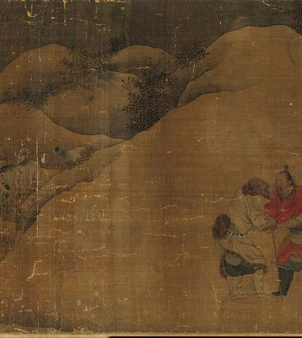 周文矩《苏李别意图》卷_19