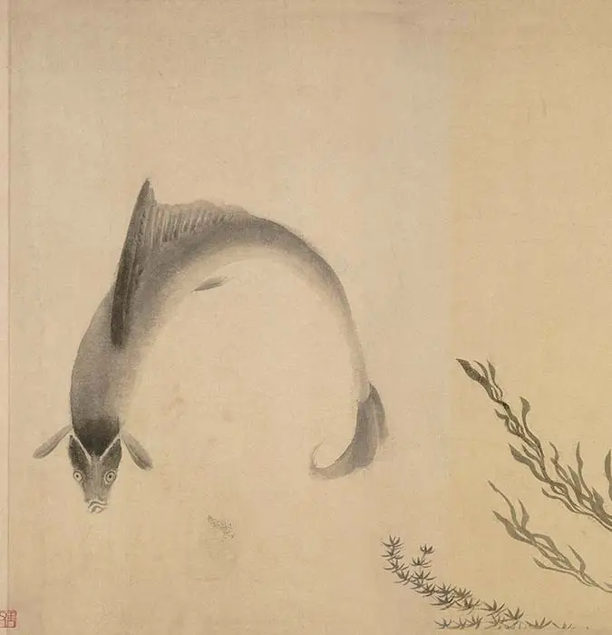 法常《水墨写生图卷》_07