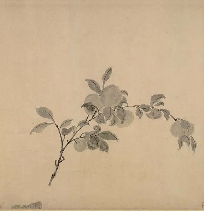 法常《水墨写生图卷》_19