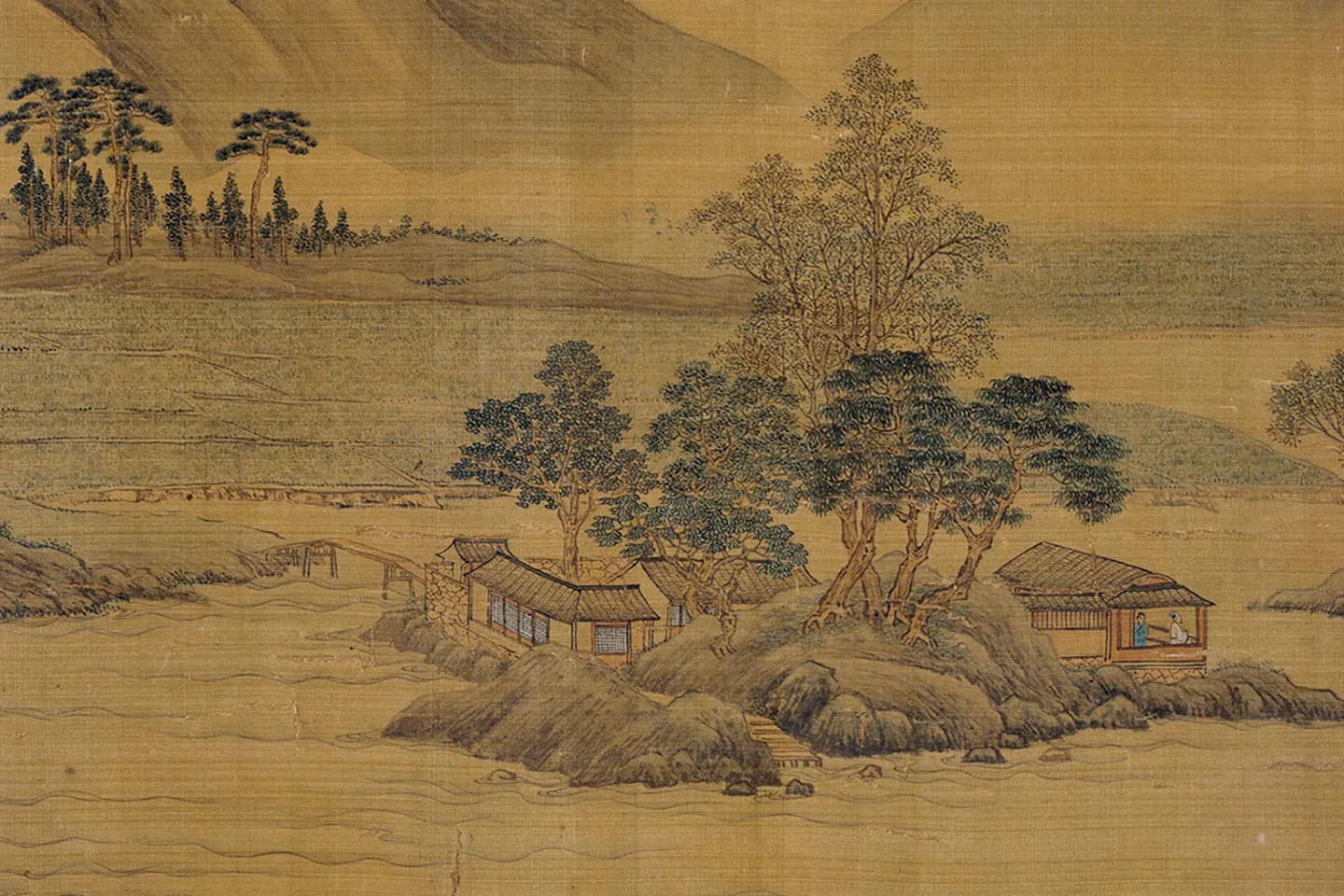 传赵干青绿山水卷- 国画作品高清大图下载- 集古作网