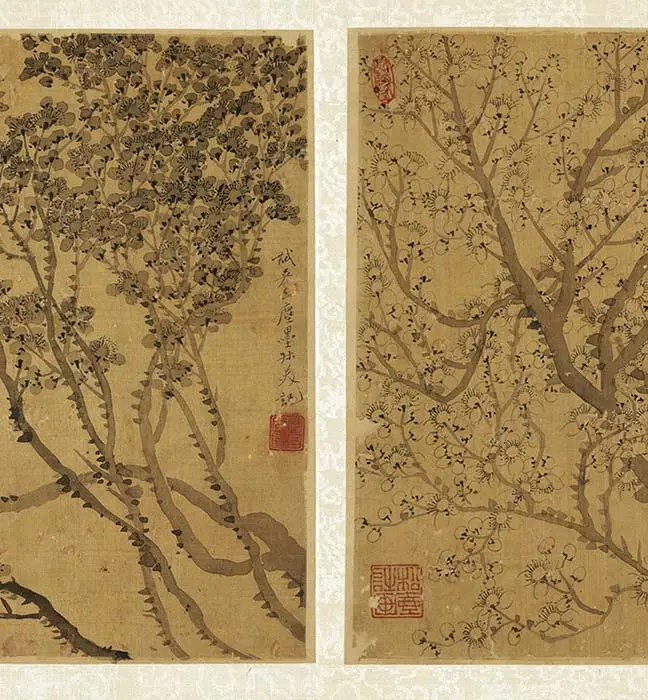 钱杜墨梅图册_12