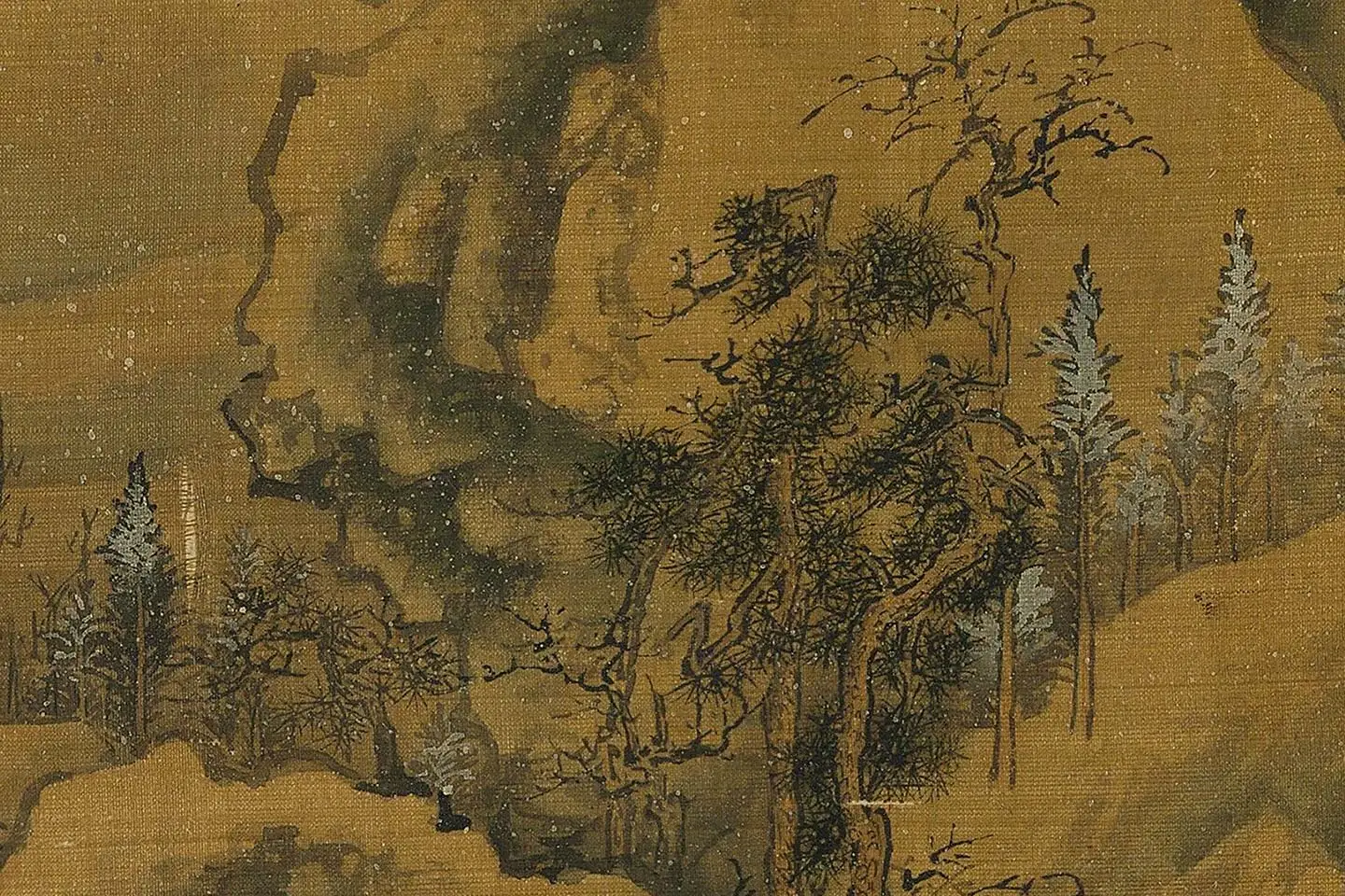 『漁村小雪』水墨山水画 山水篇〉漁村、小雪山的密碼──王詵的〈漁村小雪圖〉 | 典藏ARTouch.com
