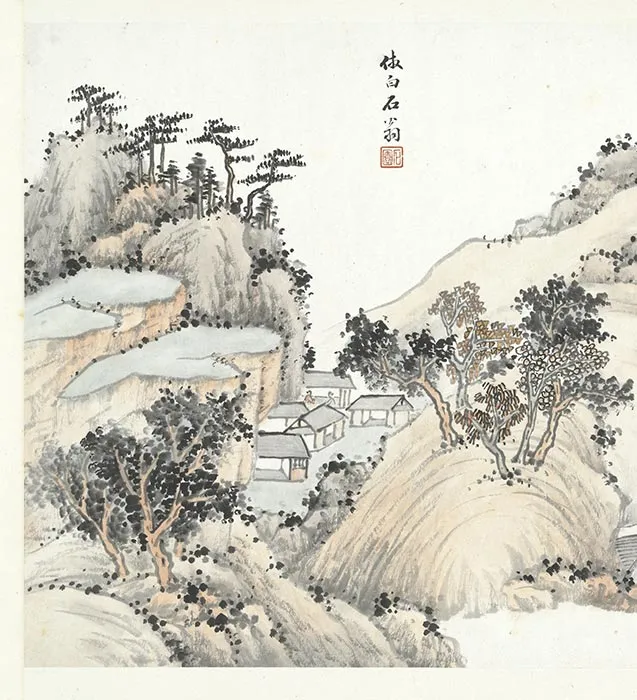 张克龢仿古山水册_09