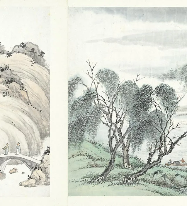 张克龢仿古山水册_10