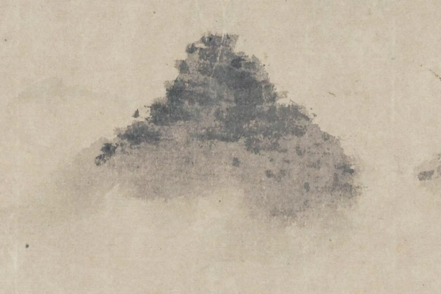 沈周水墨山水《西山雨观图》卷- 国画高清图片下载- 集古作网