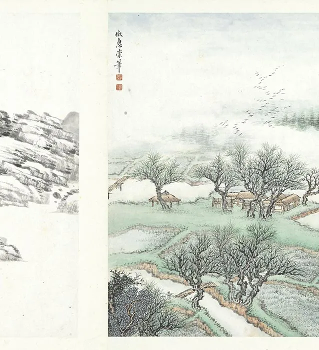 张克龢仿古山水册_14