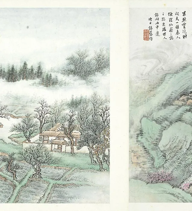 张克龢仿古山水册_15