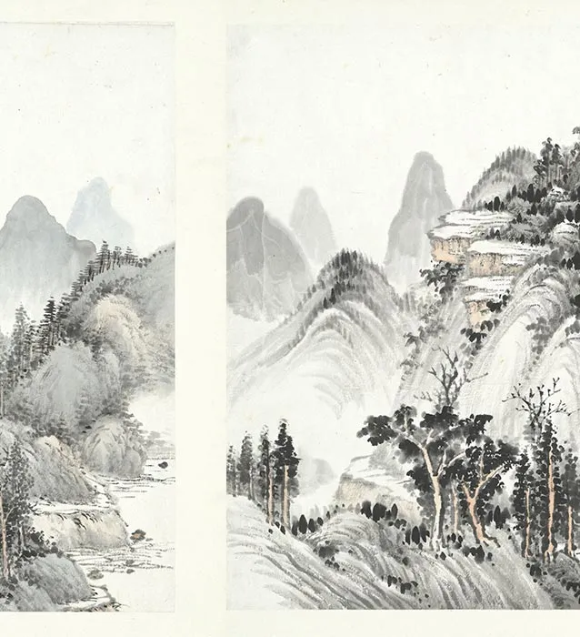 张克龢仿古山水册_06