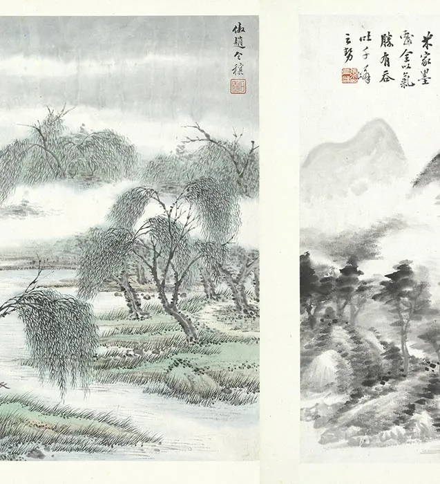 张克龢仿古山水册_11