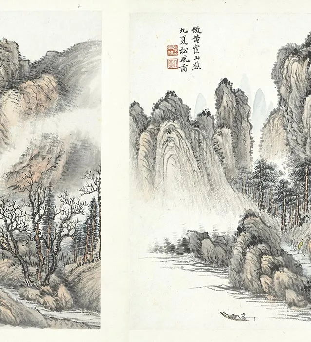 张克龢仿古山水册_02