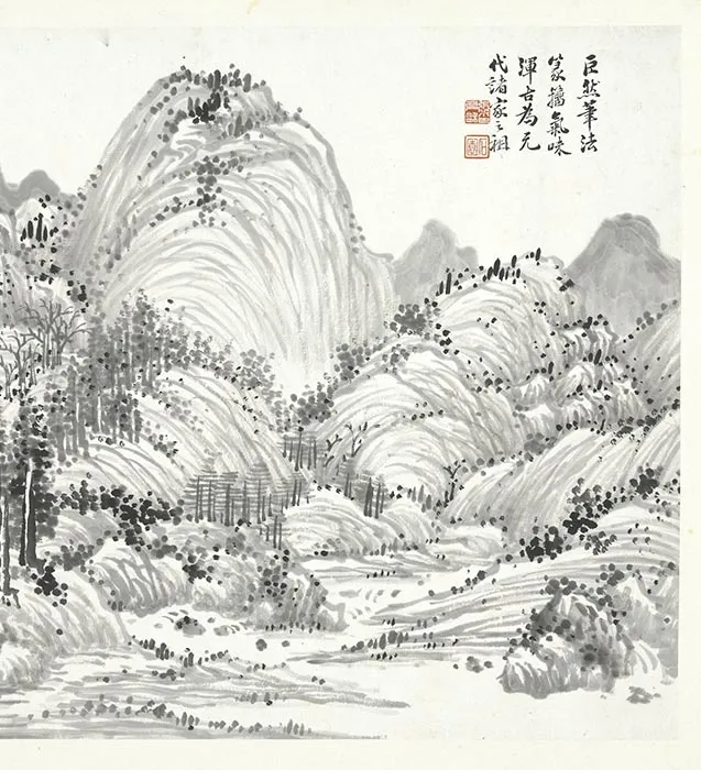 张克龢仿古山水册_04