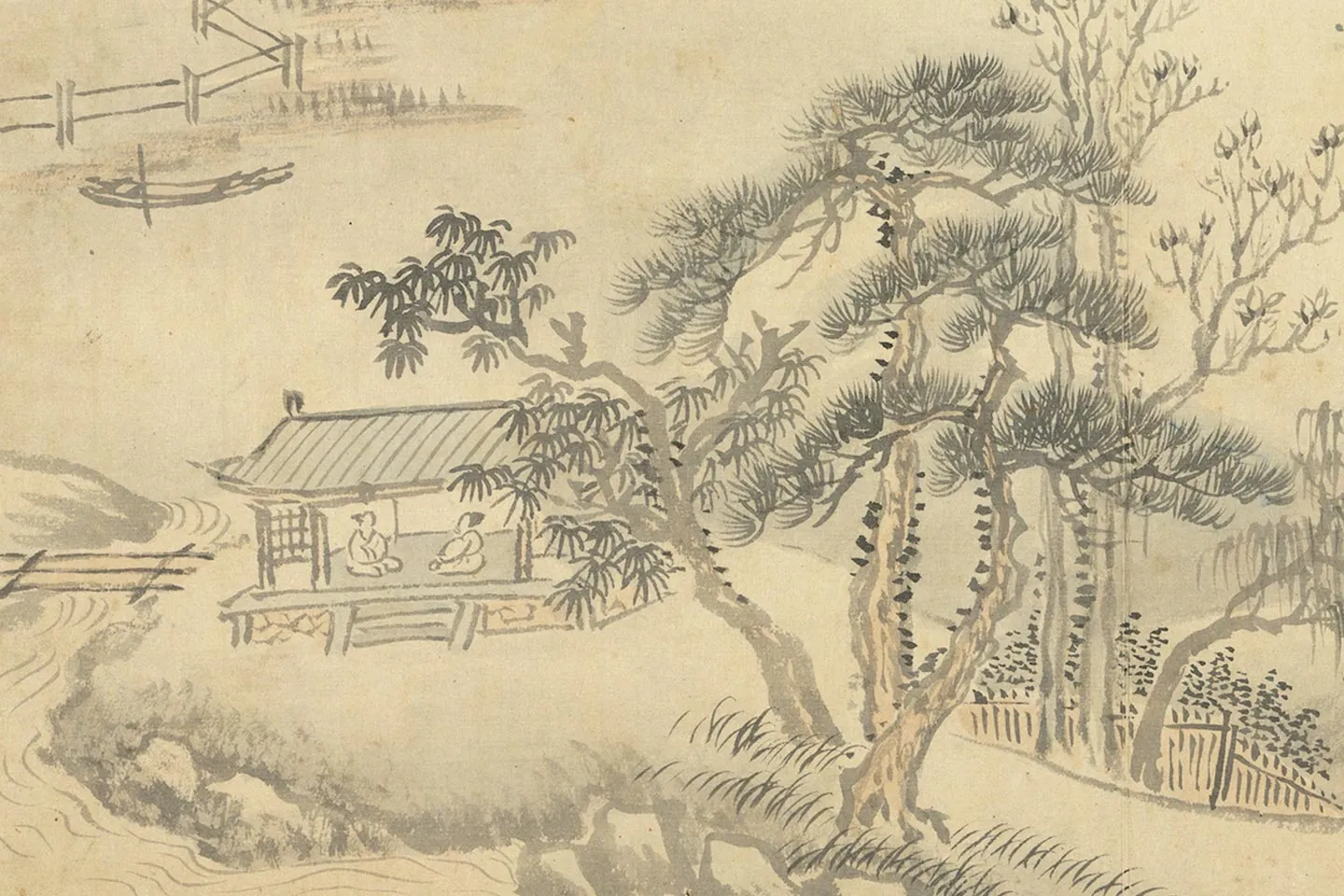 王翚仿古山水画册(中册)共8开- 国画作品高清大图下载- 集古作网