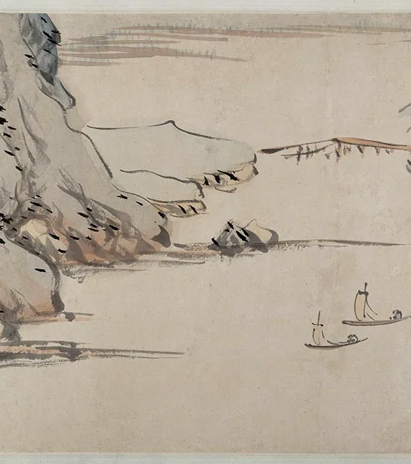传陈淳《江山无尽图》卷_20