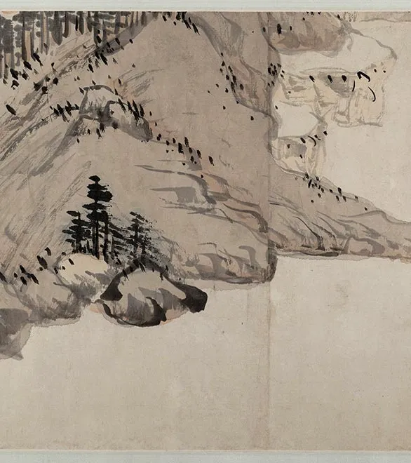 传陈淳《江山无尽图》卷_06