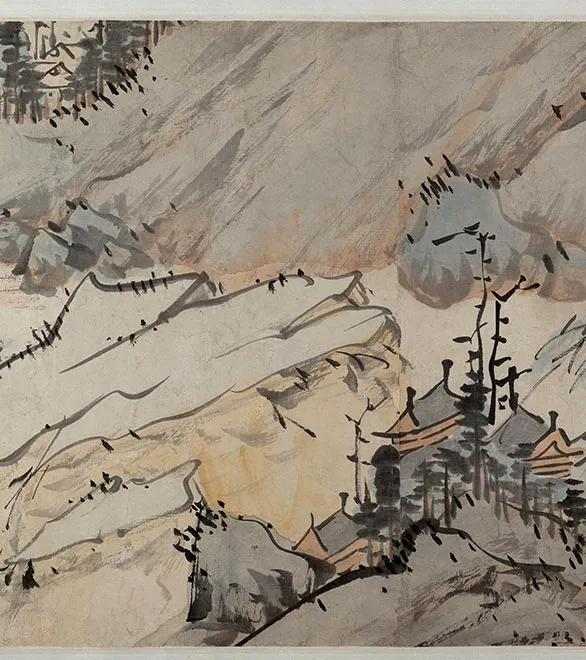 传陈淳《江山无尽图》卷_22