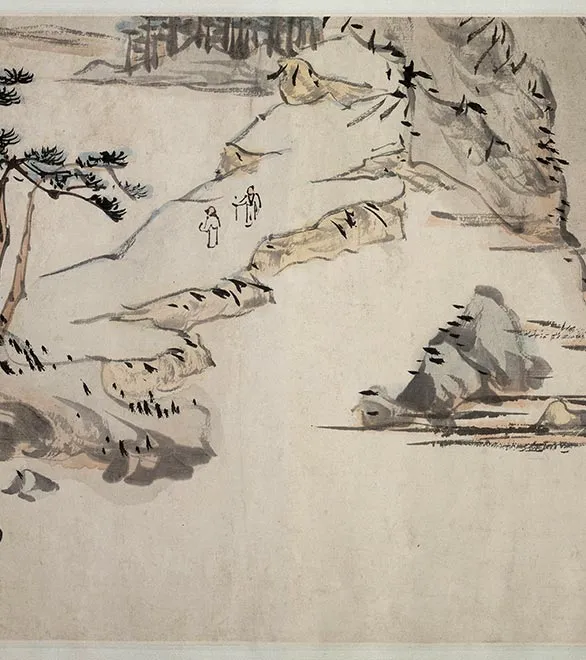 传陈淳《江山无尽图》卷_17