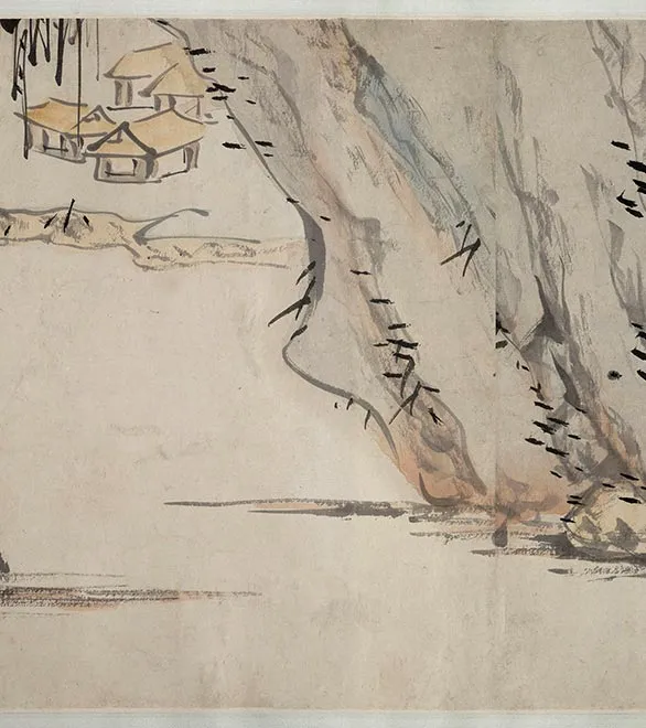 传陈淳《江山无尽图》卷_19