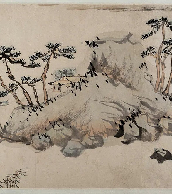传陈淳《江山无尽图》卷_16