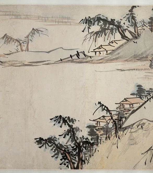 传陈淳《江山无尽图》卷_21