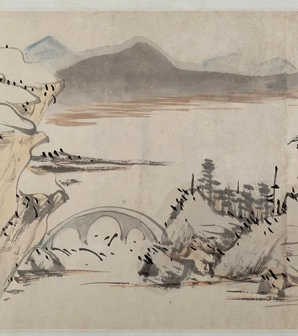 传陈淳《江山无尽图》卷_10