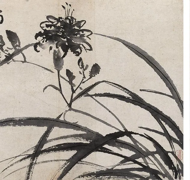 陈淳写意花卉《陈淳墨花图册》_16