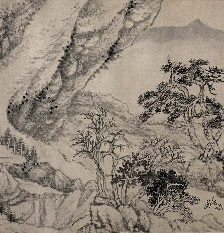 柳堉《溪山行旅图》卷_17