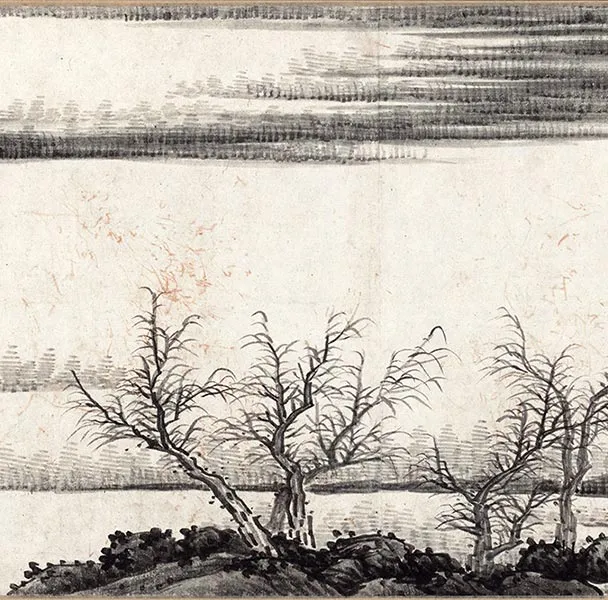 龚贤山水画《千岩万壑图》卷_11