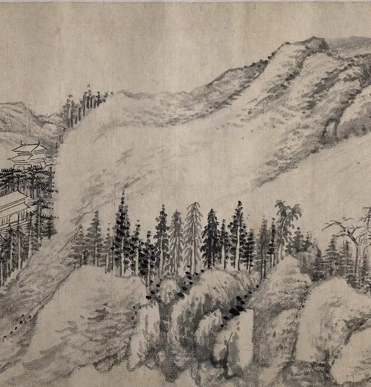 柳堉《溪山行旅图》卷_11