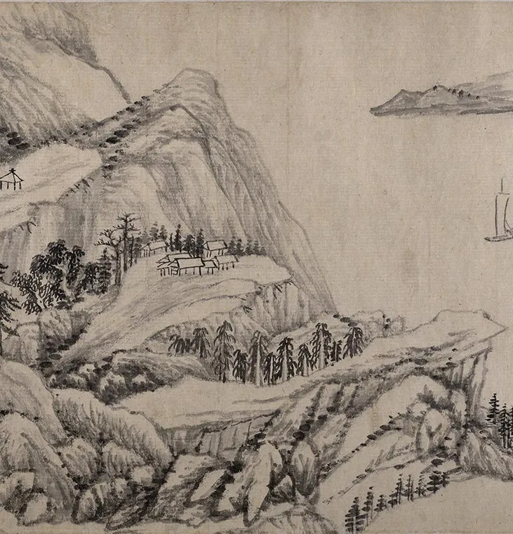 柳堉《溪山行旅图》卷_14