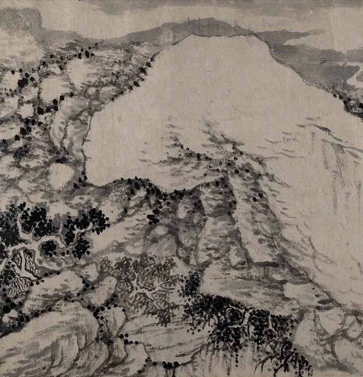 柳堉《溪山行旅图》卷_06